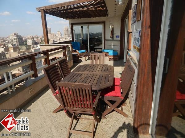 Apartment with Big Terrace For Rent In South Zamalek