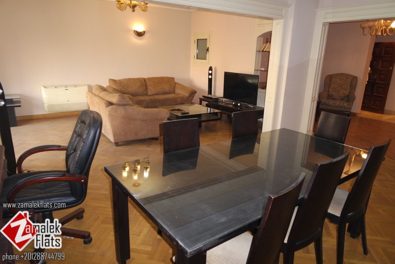 Clean Fully Furnished Apartment For Rent In Zamalek