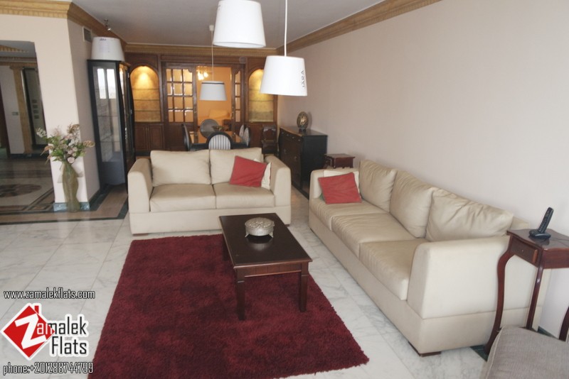 Large Furnished Apartment For Rent In Zamalek