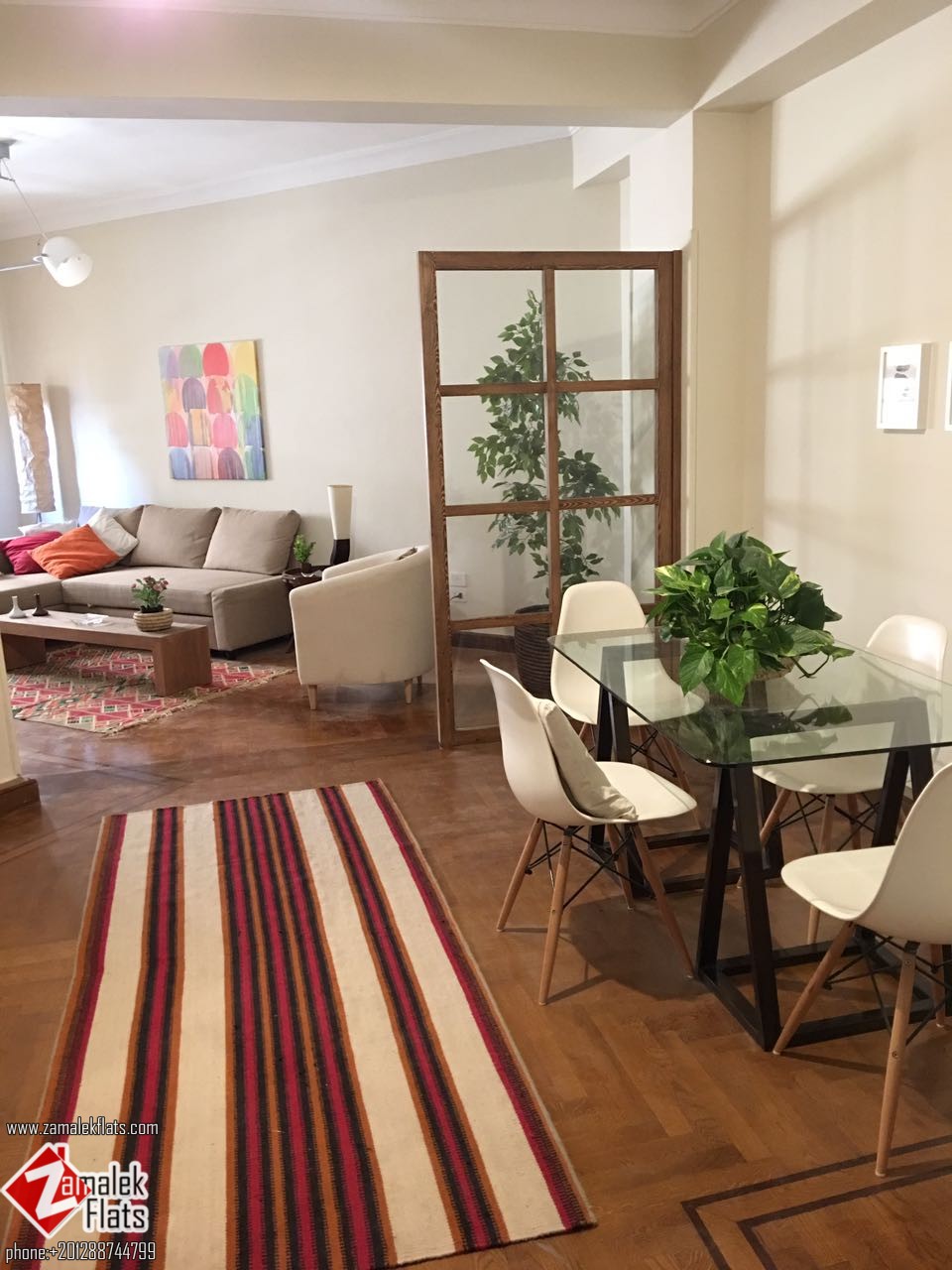 Freshly Renovated two bedroom apartment for rent in zamalek