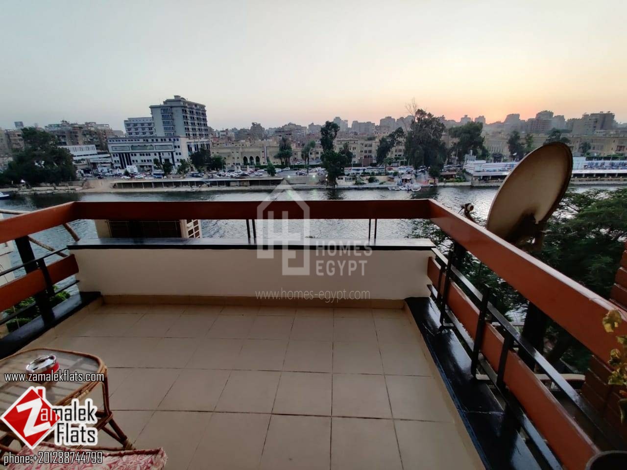 Nile View Apartment For Rent In Zamalek