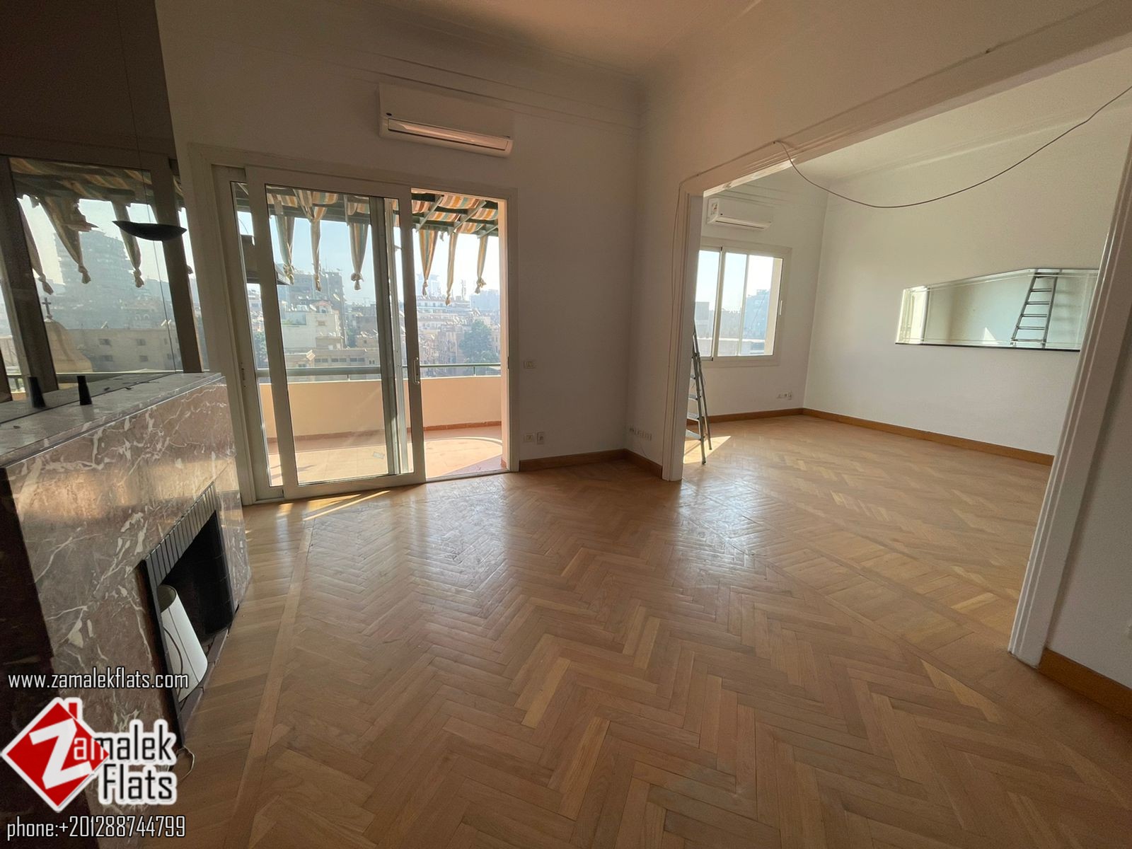Semi Furnished High Ceiling Apartment For Rent in Zamalek