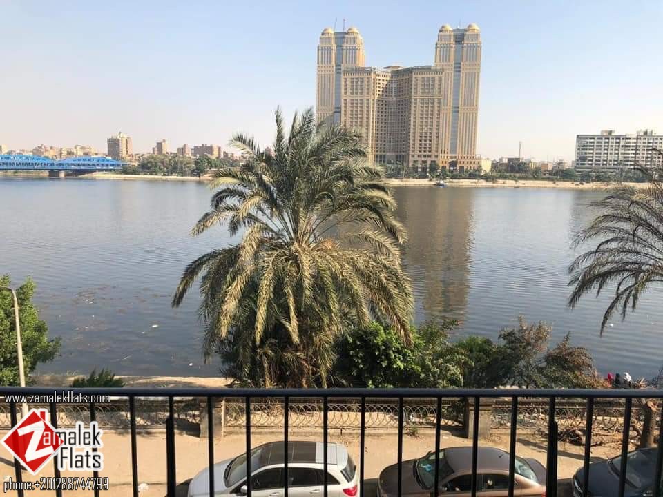 Apartment With Direct Nile View For Rent In Zamalek