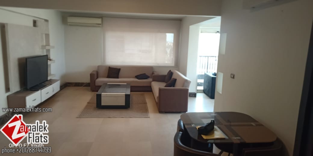 Nile View Furnished Apartment fro Rent in Zamalek