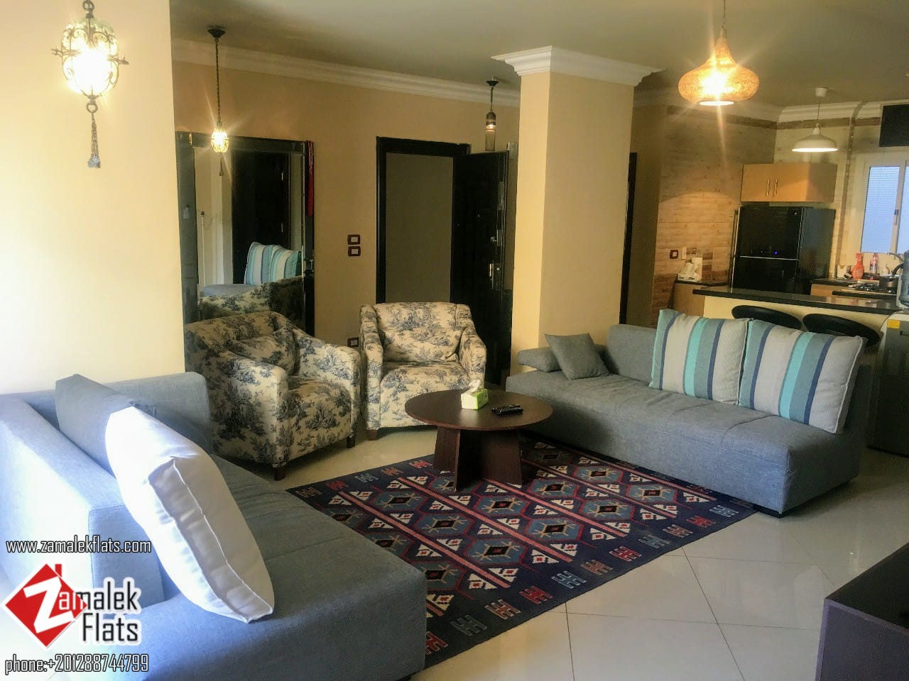 Apartment With Large Terrace For Rent In South Zamalek