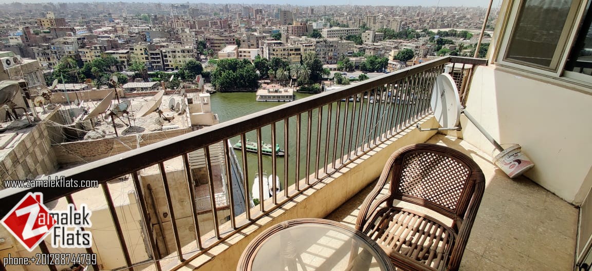 Nile View Fully Furnished Apartment For Rent In Zamalek