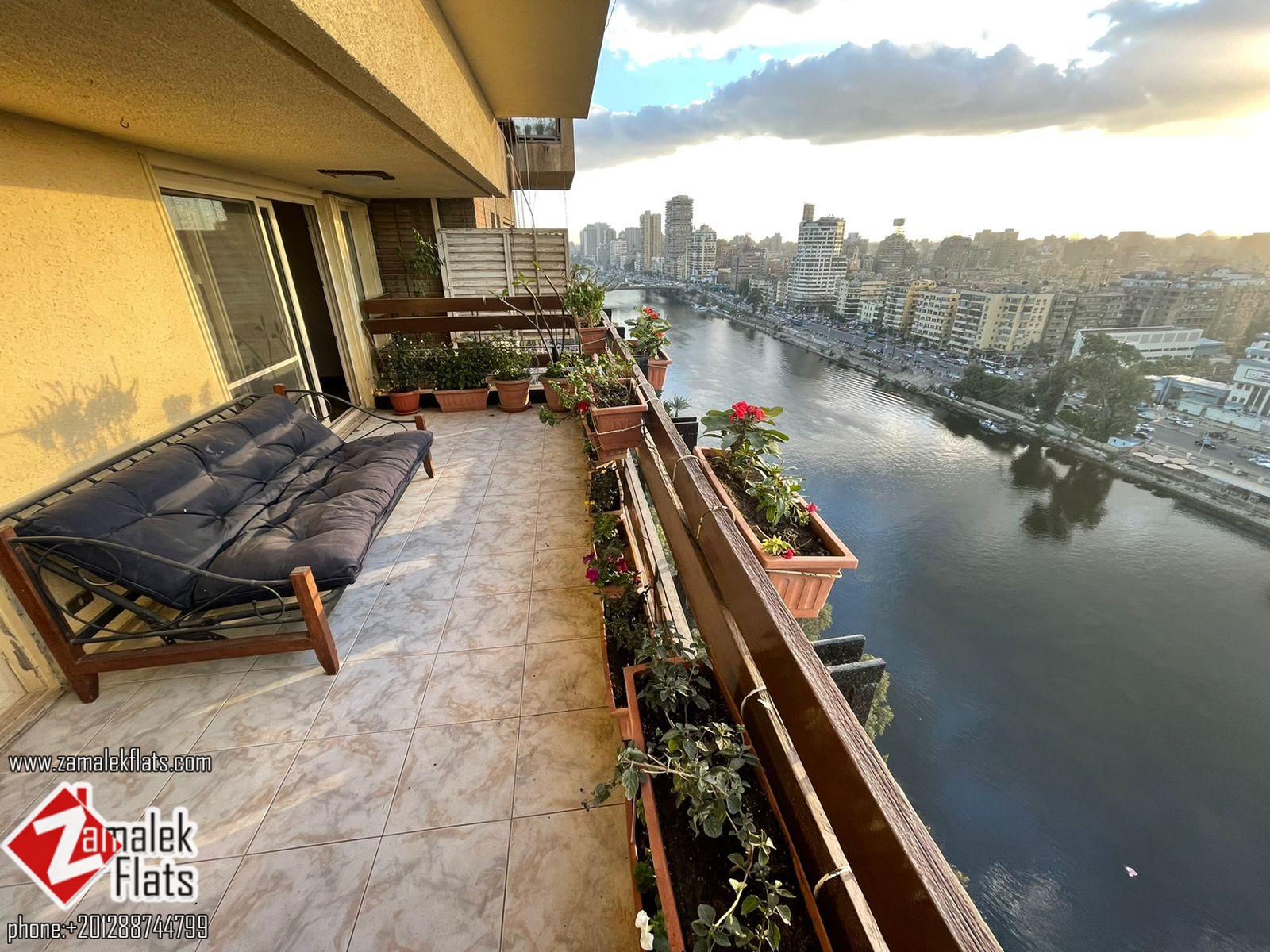 Nile & Gezira club view Apartment for Rent