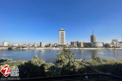 Nile and Gezira Club View High Ceiling Apartment for Rent in South Zamalek