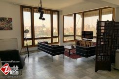 Bright High Ceiling Nile View Apartment in Zamalek