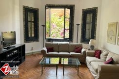 Furnished High Ceiling Art Deco Apartment for Rent in Zamalek