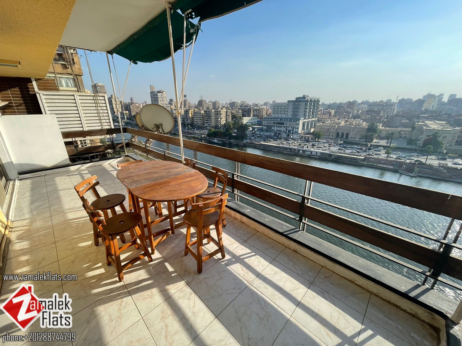 Nile View Furnished Apartment for Rent in South Zamalek