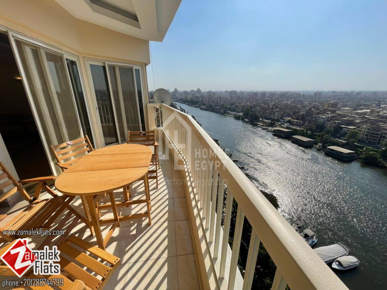Well Finished Nile View Apartment for Sale in Zamalek
