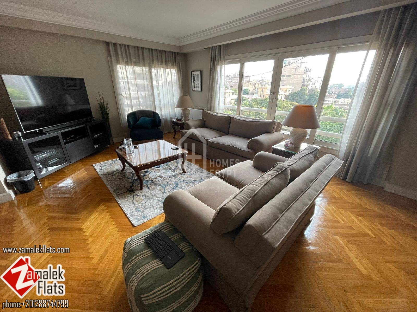Greenery View Apartment for Rent in Zamalek