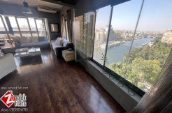 Panoramic Nile & Green View For Rent in South Zamalek
