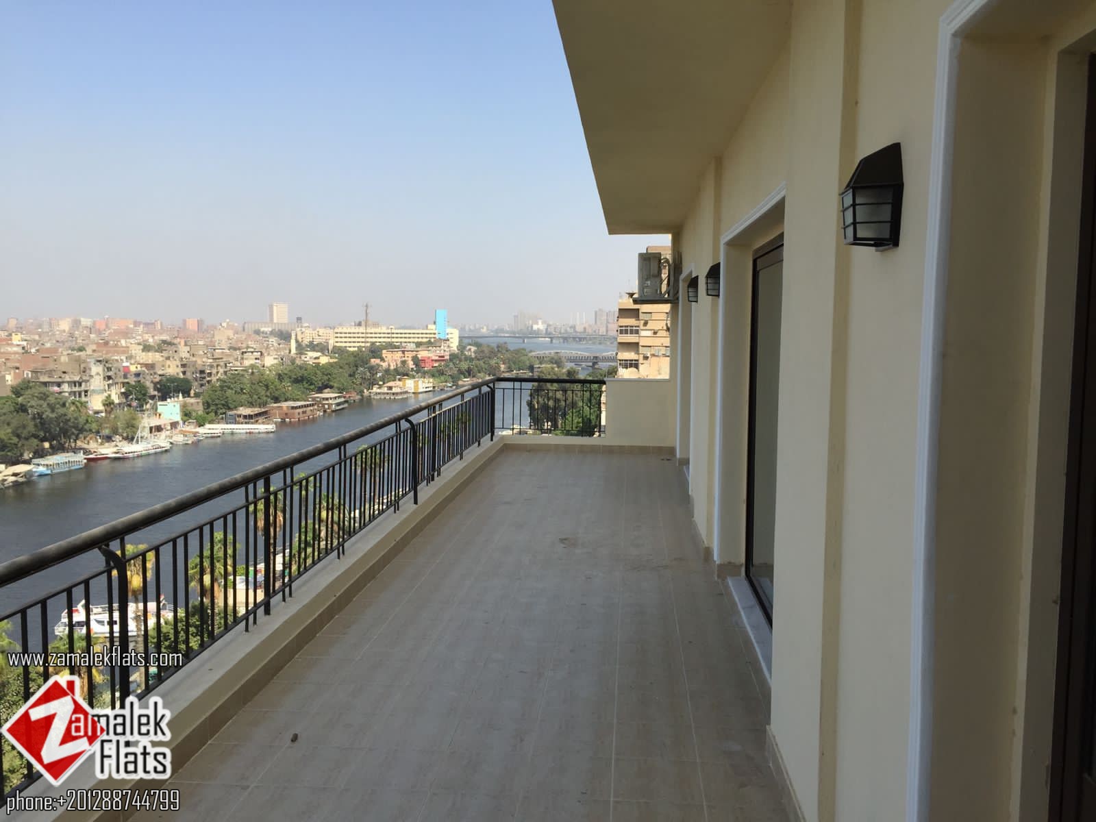 New Renovated Panoramic Nile View for Rent in Zamalek
