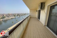 Bright Nile View Semi-Furnished Apartment for Rent in Zamalek