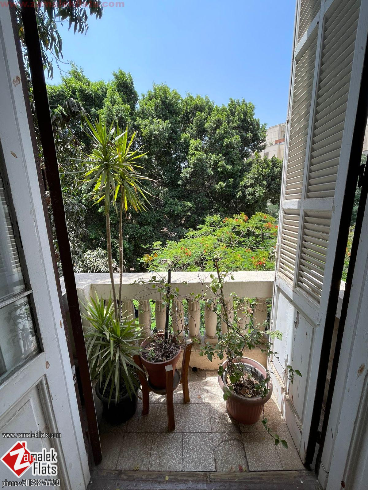 Art Deco Style High Celilng Apartment for Rent in Zamalek