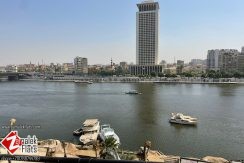 Nile and Gezira View Apartment in Artdeco Building For Rent in Zamalek
