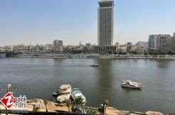 Nile and Gezira View Apartment in Artdeco Building For Rent in Zamalek