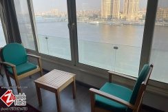Panoramic Nile View Furnished Apartment for Rent in Zamalek