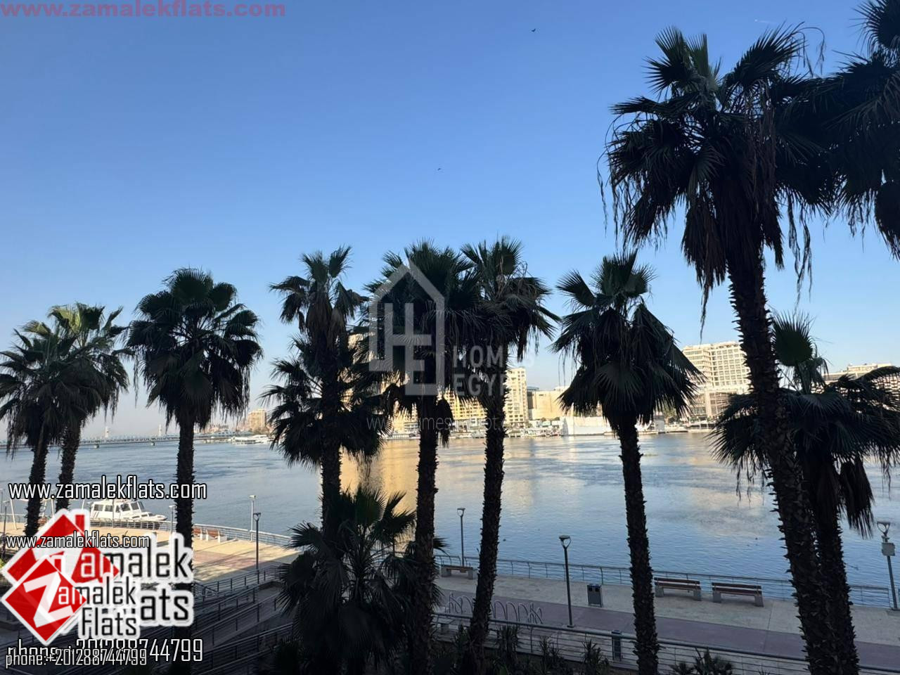 Embassy-Standard Panoramic Nile View Spacious Apartment for Rent in Zamalek