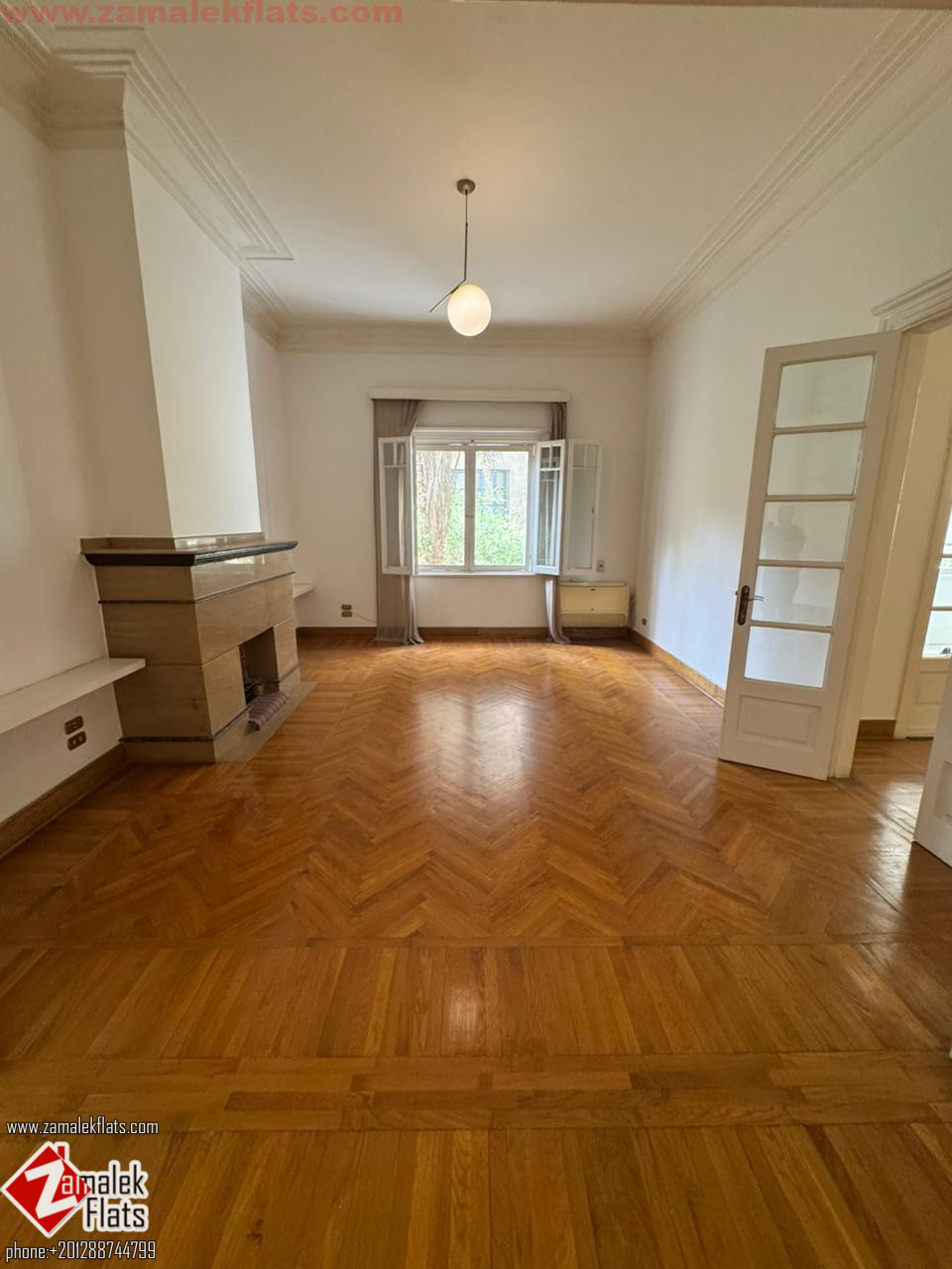 Semi Furnished Flat In Art Deco Building