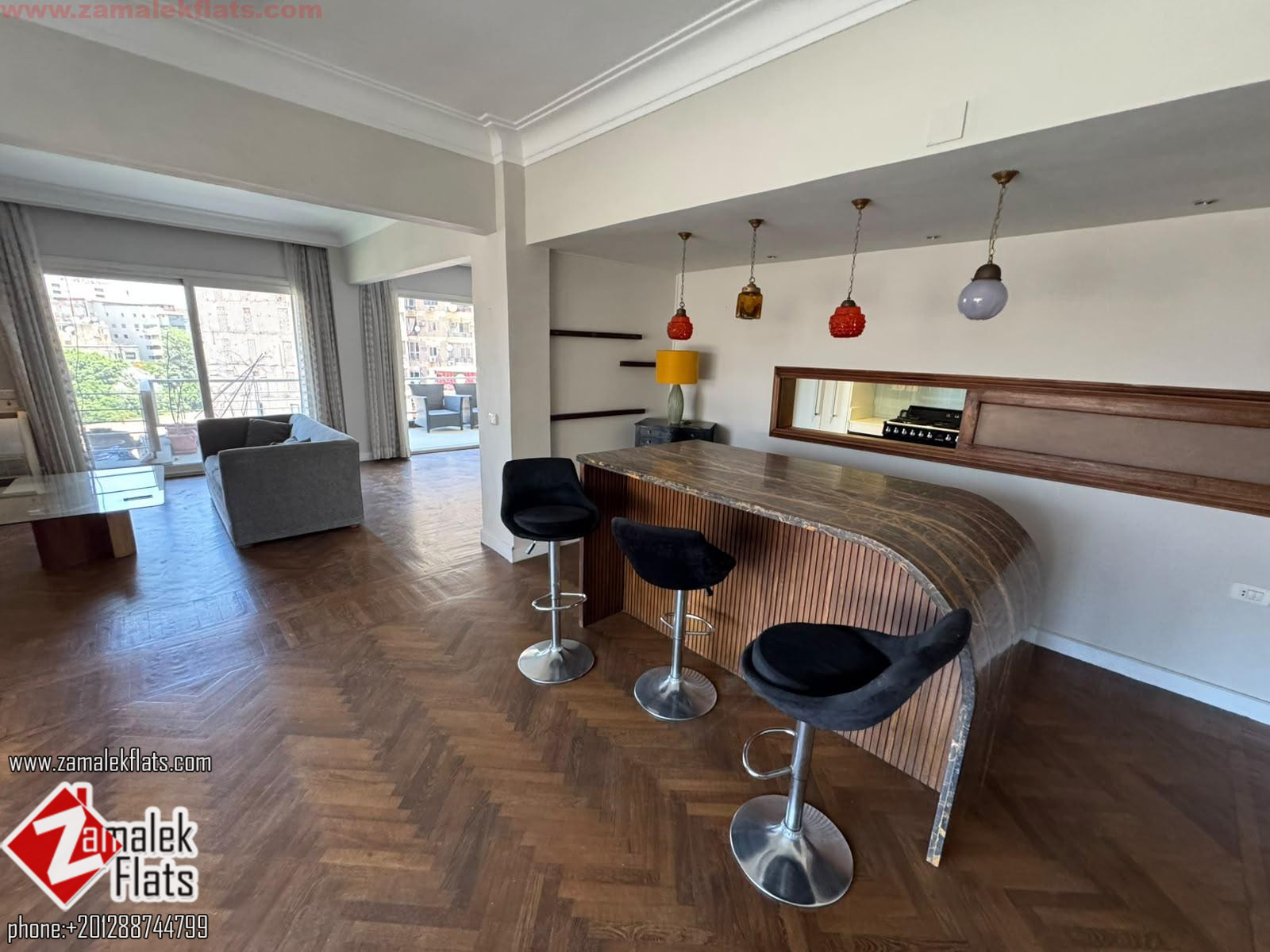 Partly Furnished 4 Bedrooms Flat