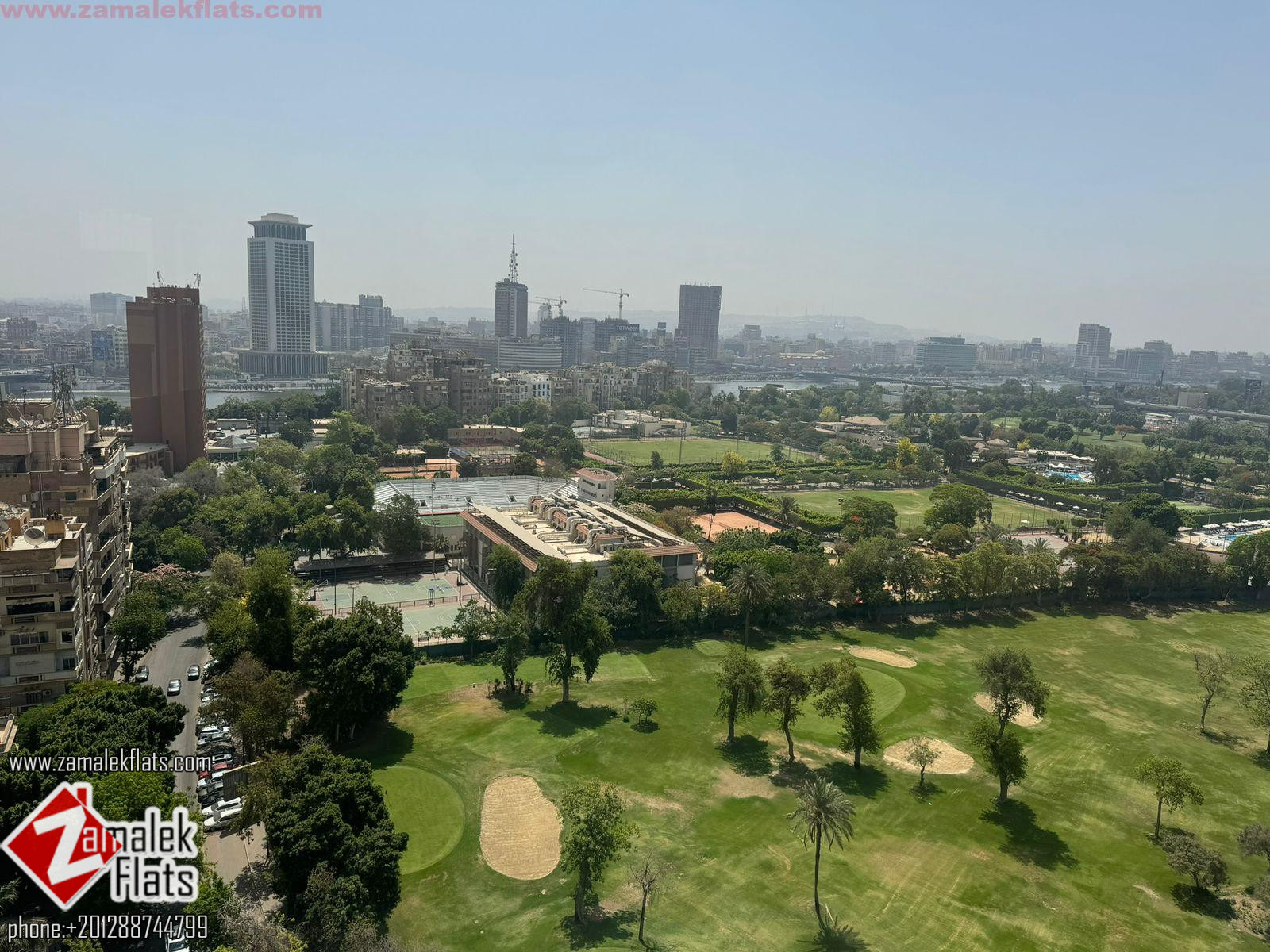 South Zamalek Gezira Club View 4 Br Unfurinshed Apartment for Rent